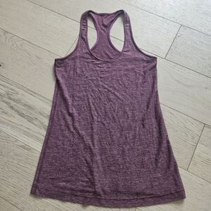 Lululemon Athletica Maroon Racerback Tank Top